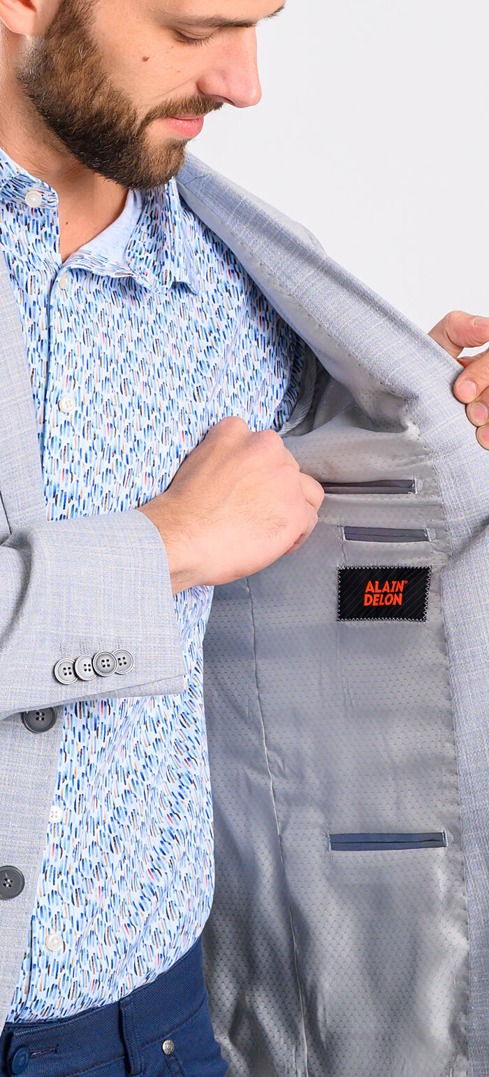 Gray lightweight jacket