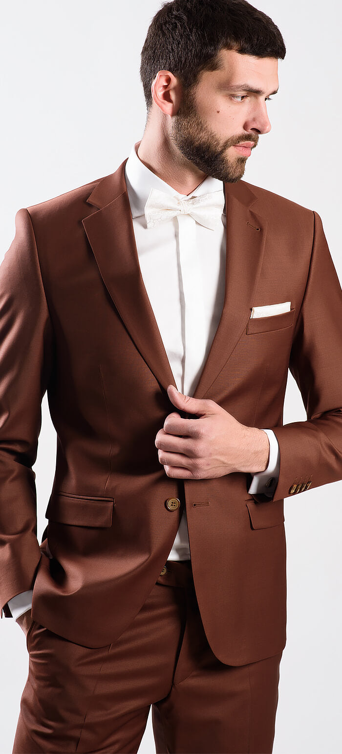 Cinnamon Wedding Slim Fit Suit