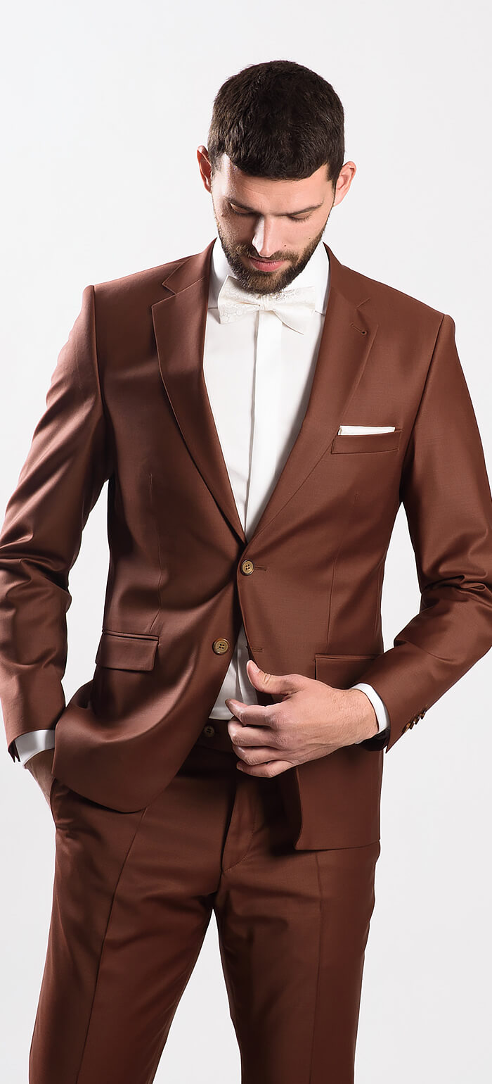 Cinnamon Wedding Slim Fit Suit