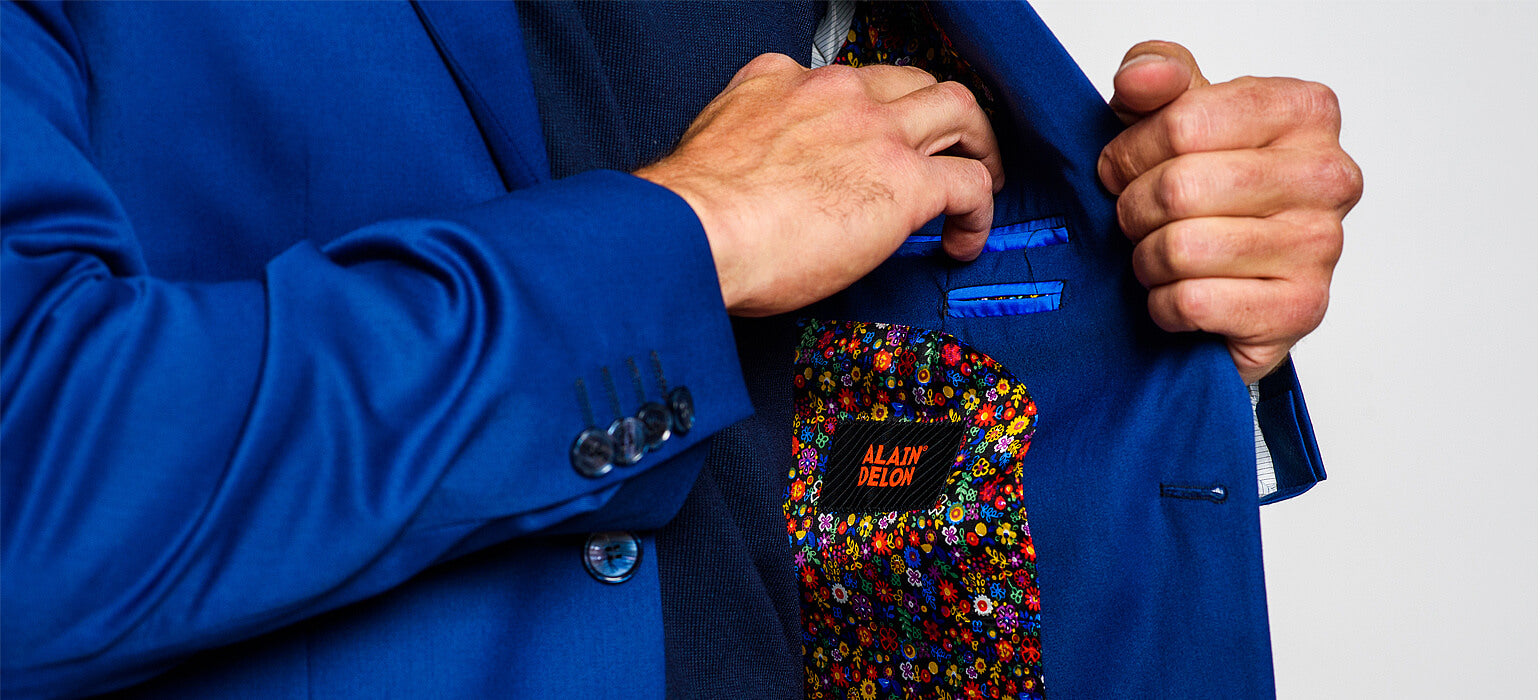 Slim Fit Royal Blue Suit XL