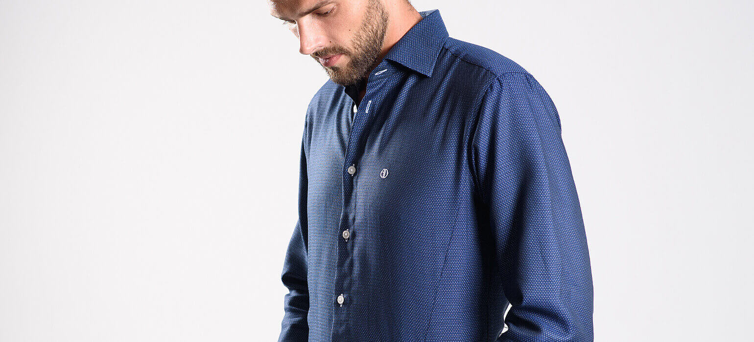 Navy Blue Extra Slim Fit Shirt