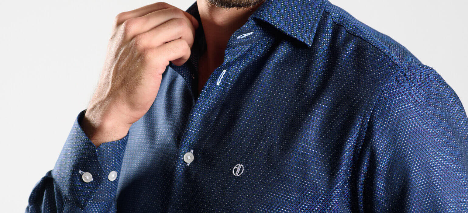 Navy Blue Extra Slim Fit Shirt