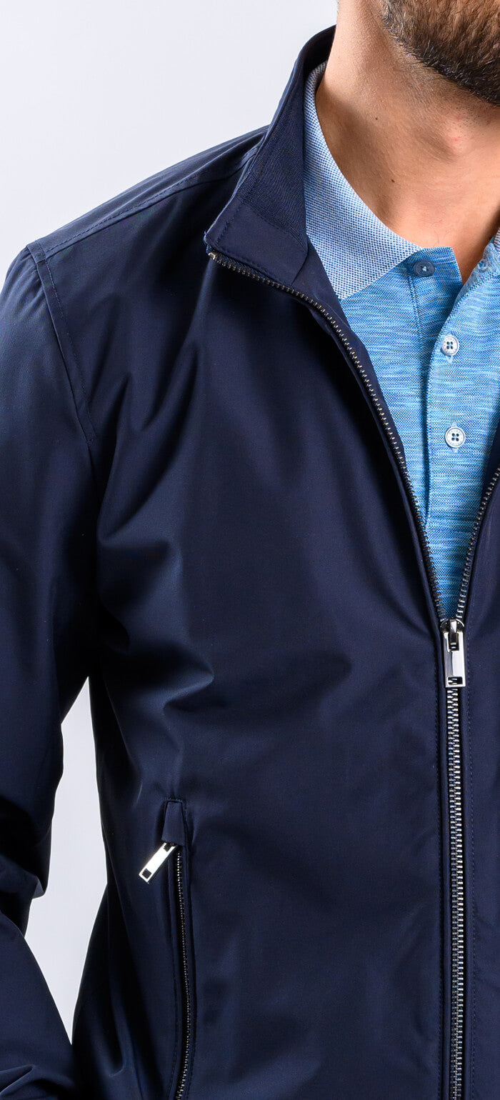 Navy blue transitional jacket