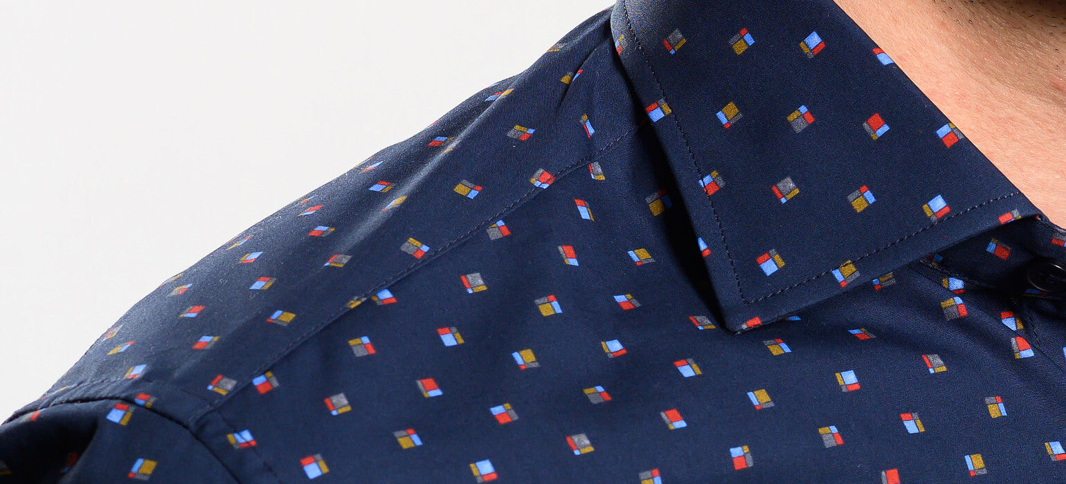 Navy Blue Casual Extra Slim Fit Shirt