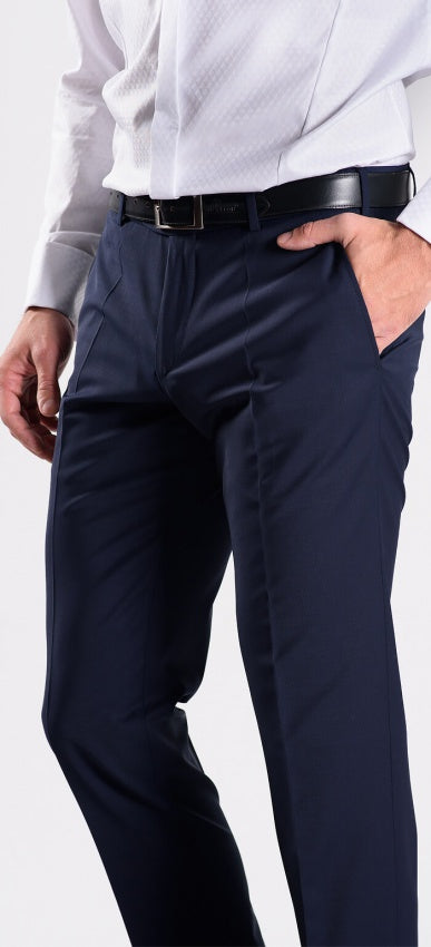 Navy blue basic suit trousers size XL