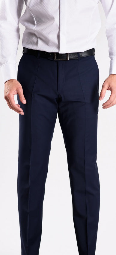 Navy blue basic suit trousers size XL
