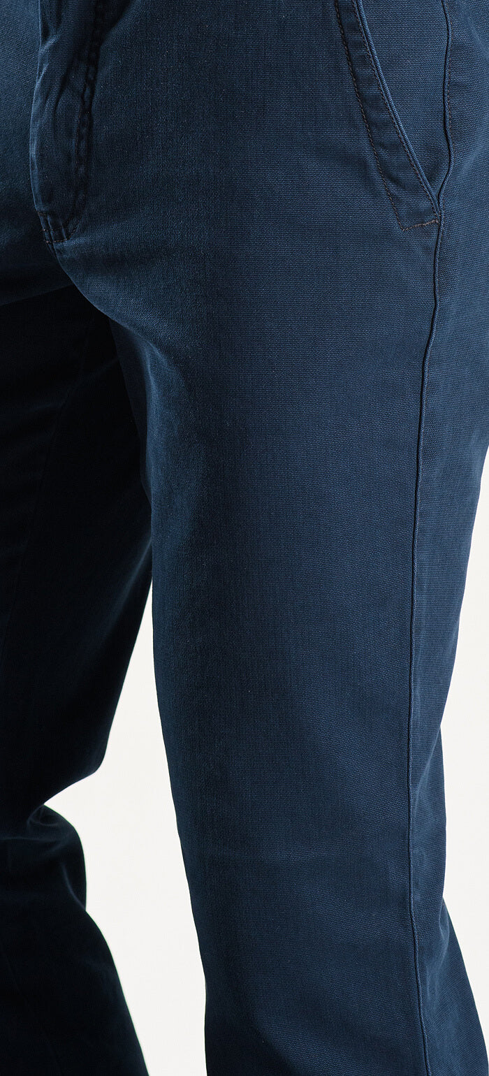 Navy blue cotton trousers