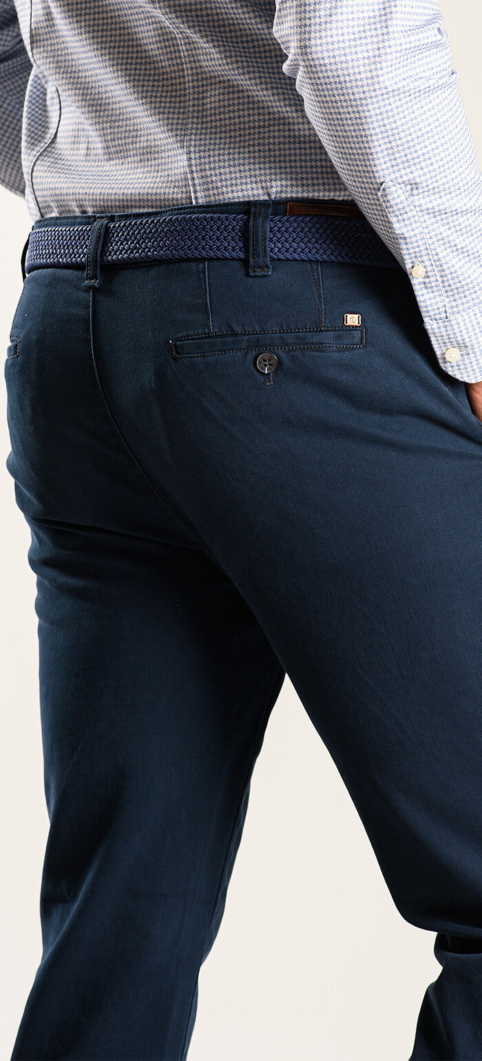 Navy blue cotton trousers