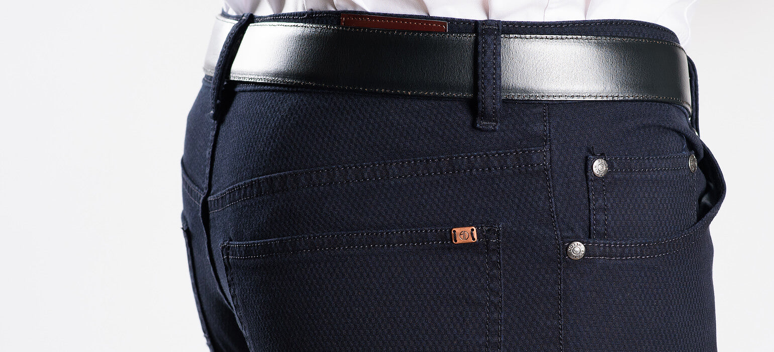 Dark blue denim pants