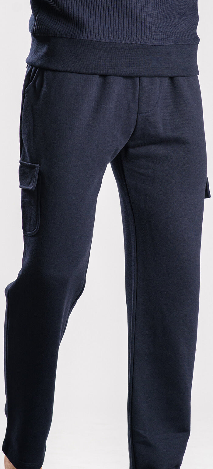 Navy blue pocket sweatpants