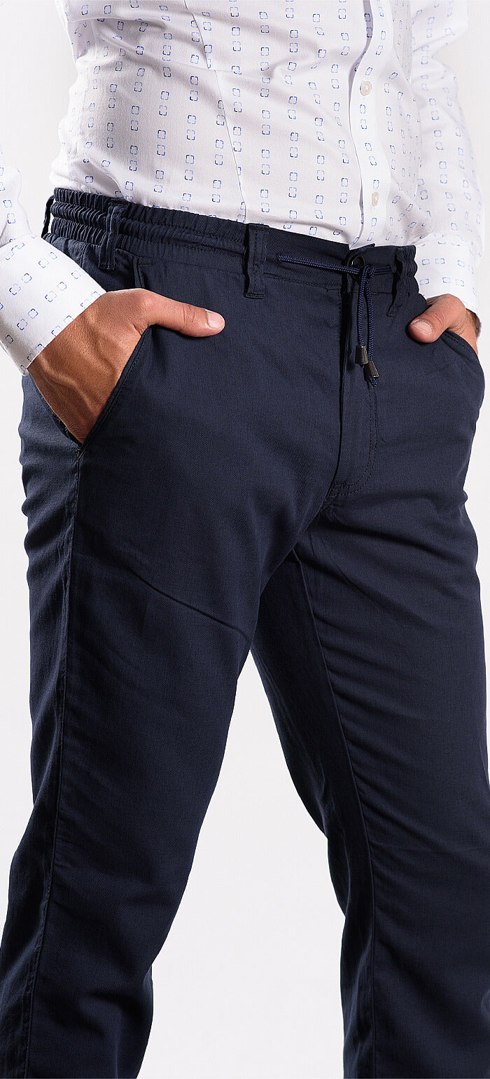 Navy blue summer pants