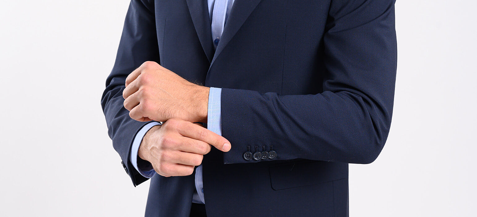 Navy blue Basic suit jacket