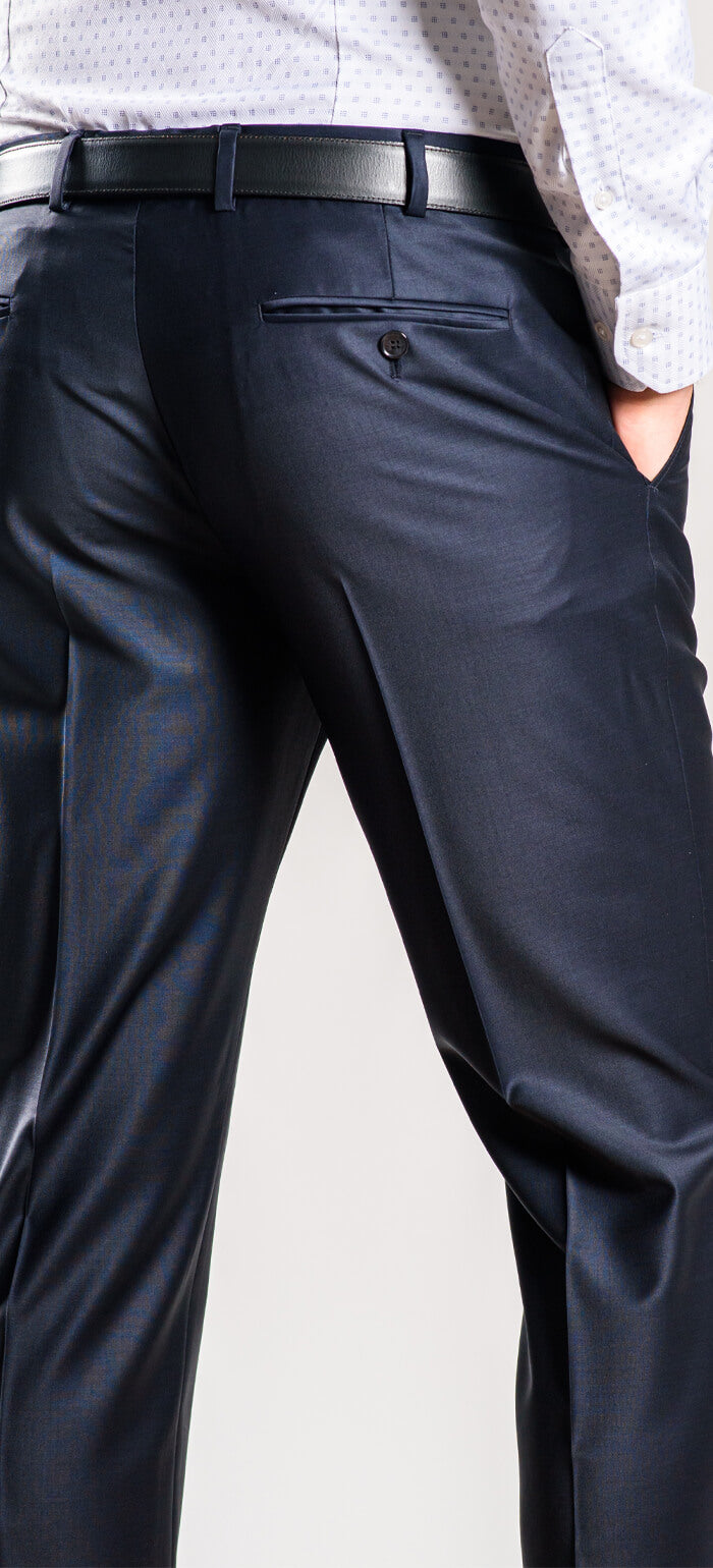 Navy Slim Fit Suit Pants