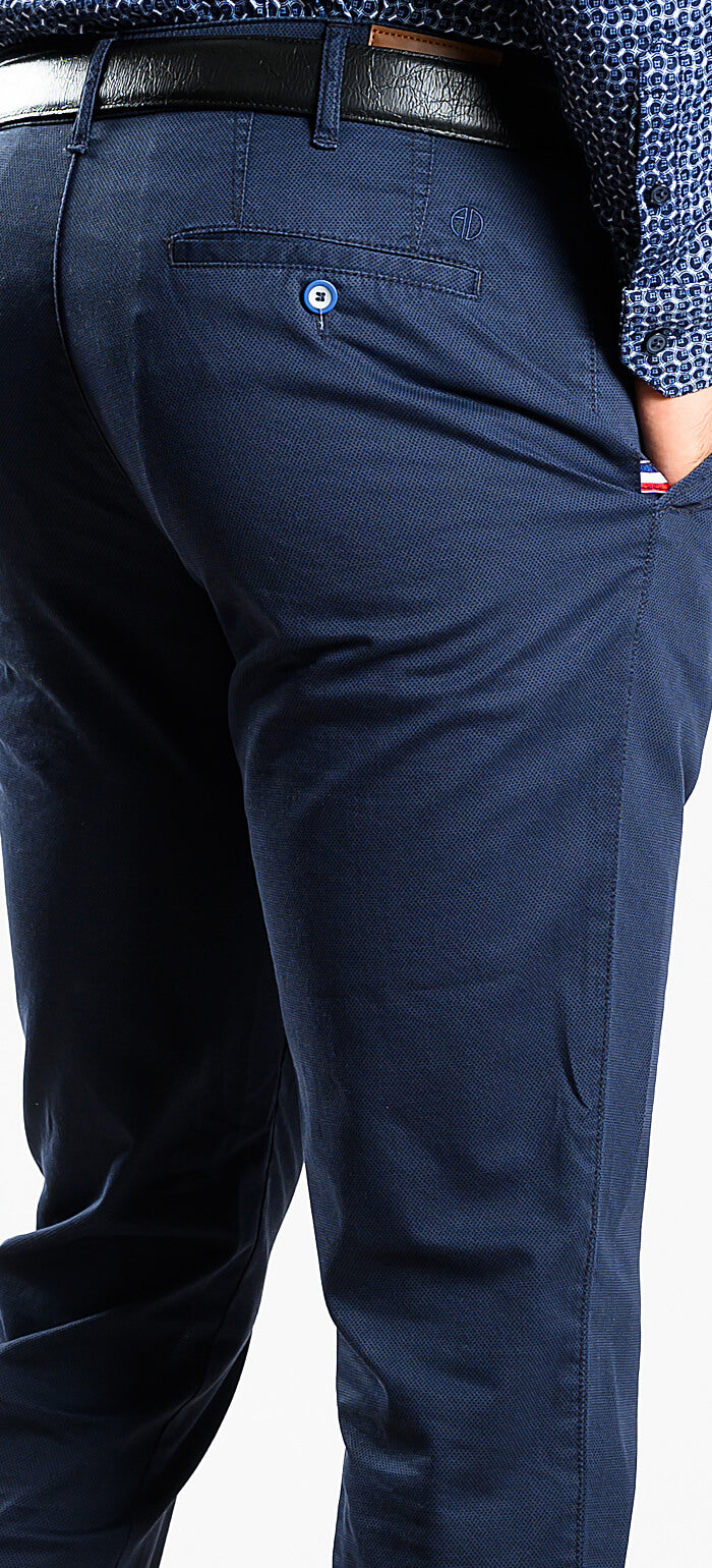 Navy blue casual pants