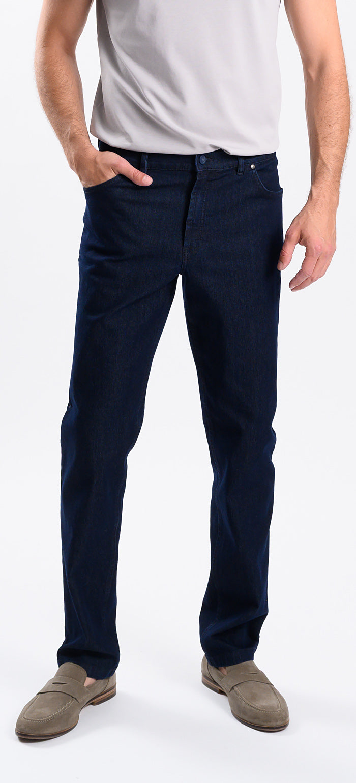 Navy blue casual pants