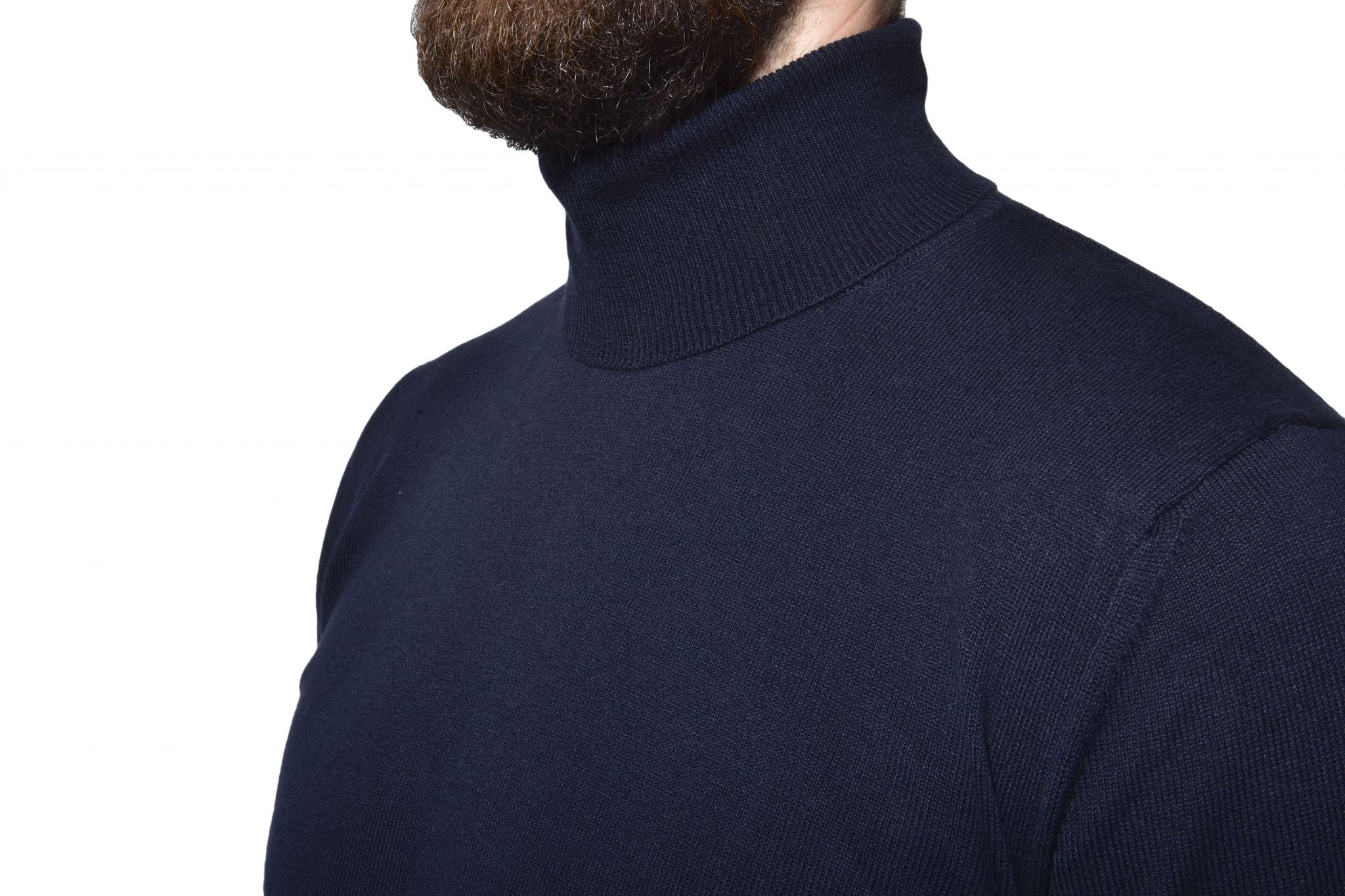 Navy blue turtleneck
