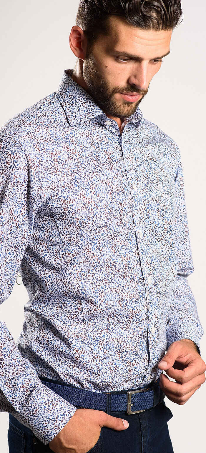Casual Extra Slim Fit Shirt with Pattern