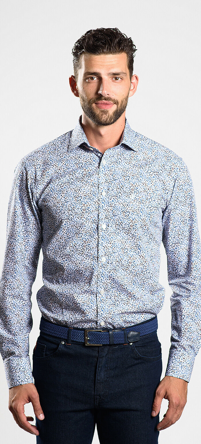 Casual Extra Slim Fit Shirt with Pattern