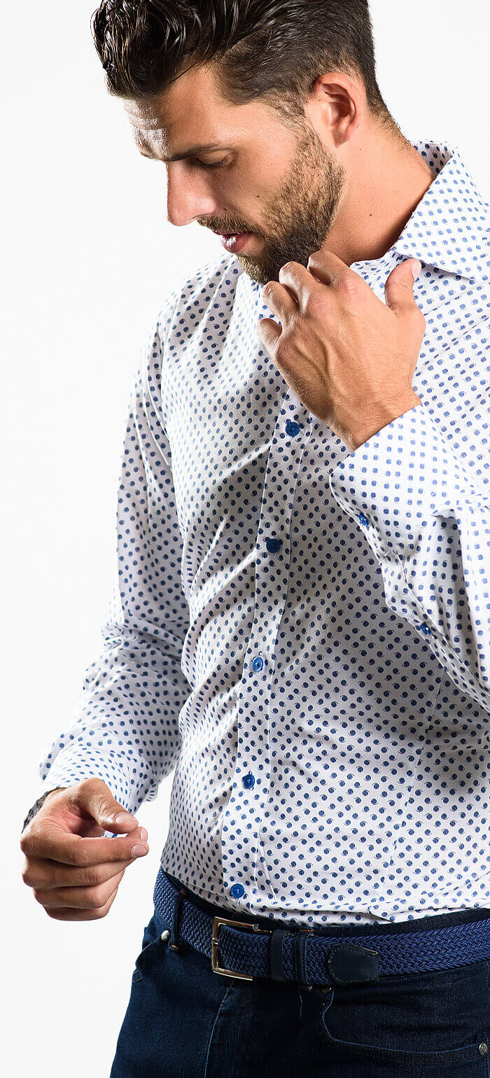 Casual Extra Slim Fit Shirt with Pattern