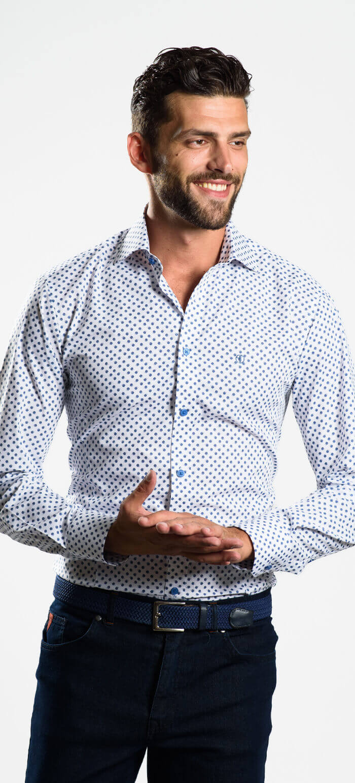 Casual Extra Slim Fit Shirt with Pattern