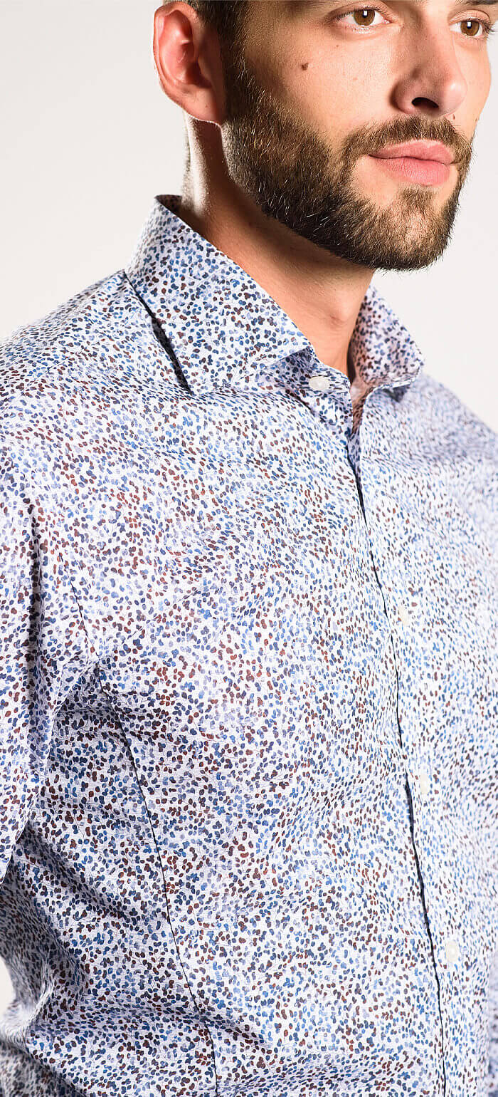 Casual Extra Slim Fit Shirt with Pattern