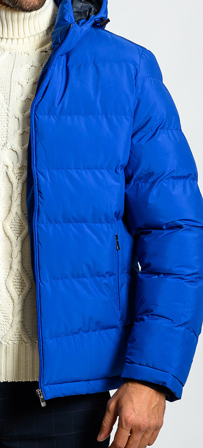 Distinctive blue winter jacket