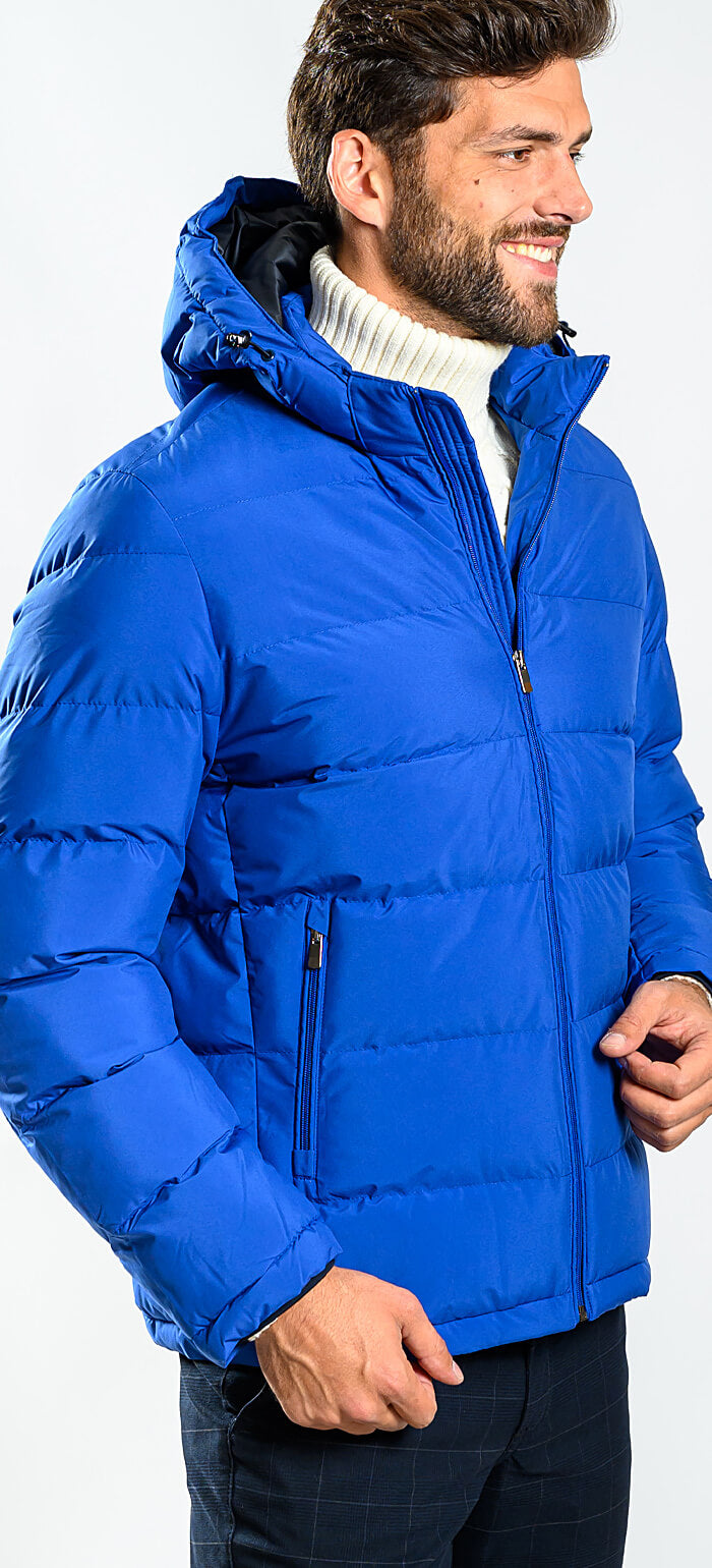 Distinctive blue winter jacket