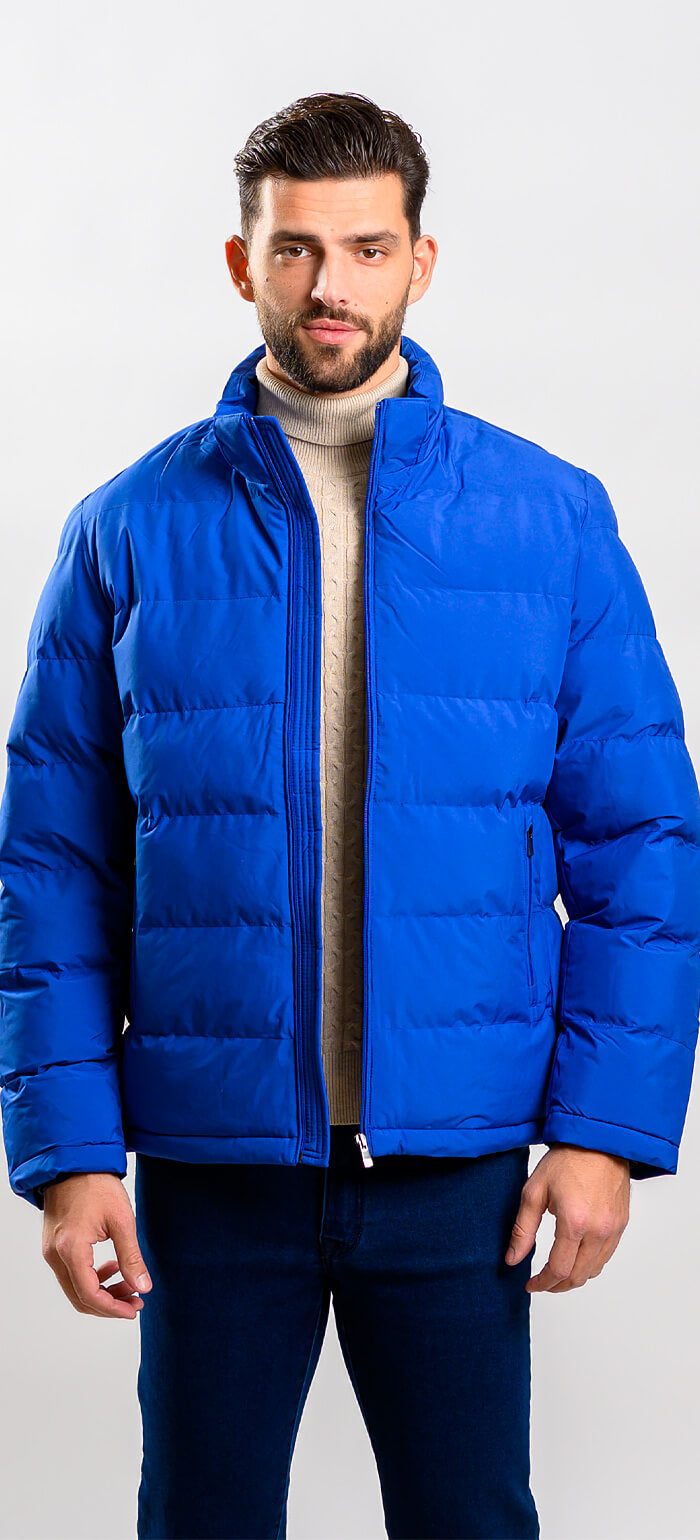 Distinctive blue winter jacket
