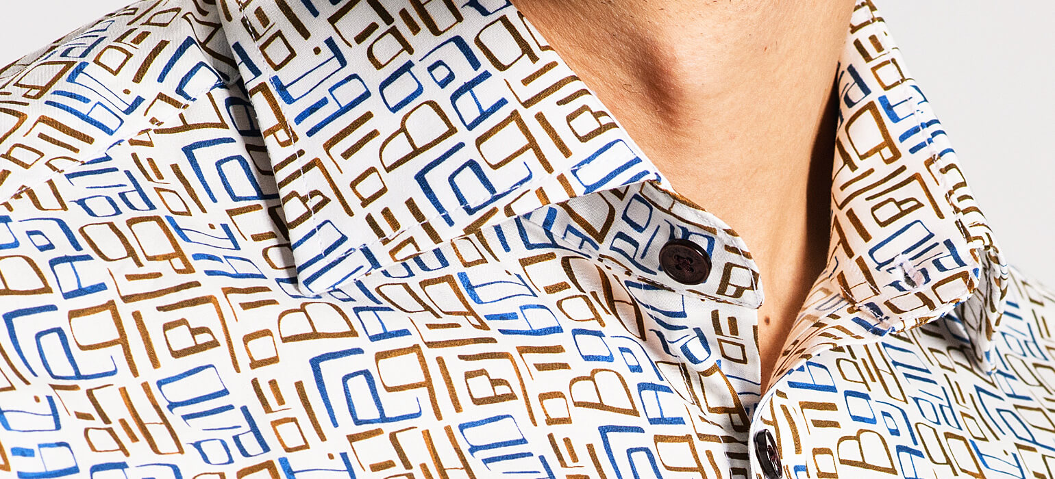 Distinctive casual Slim Fit shirt