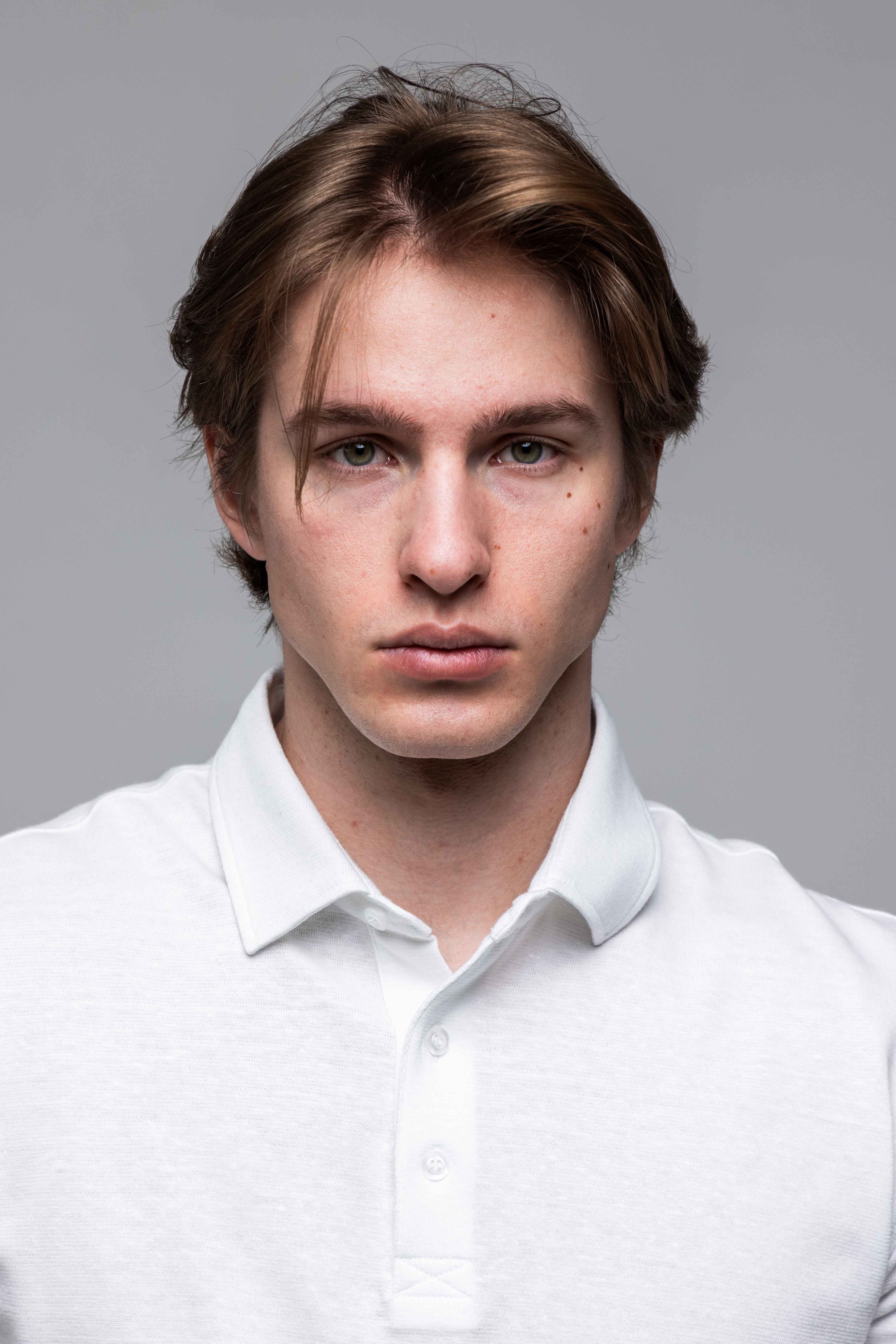 Biela polokošeľa s ľanom