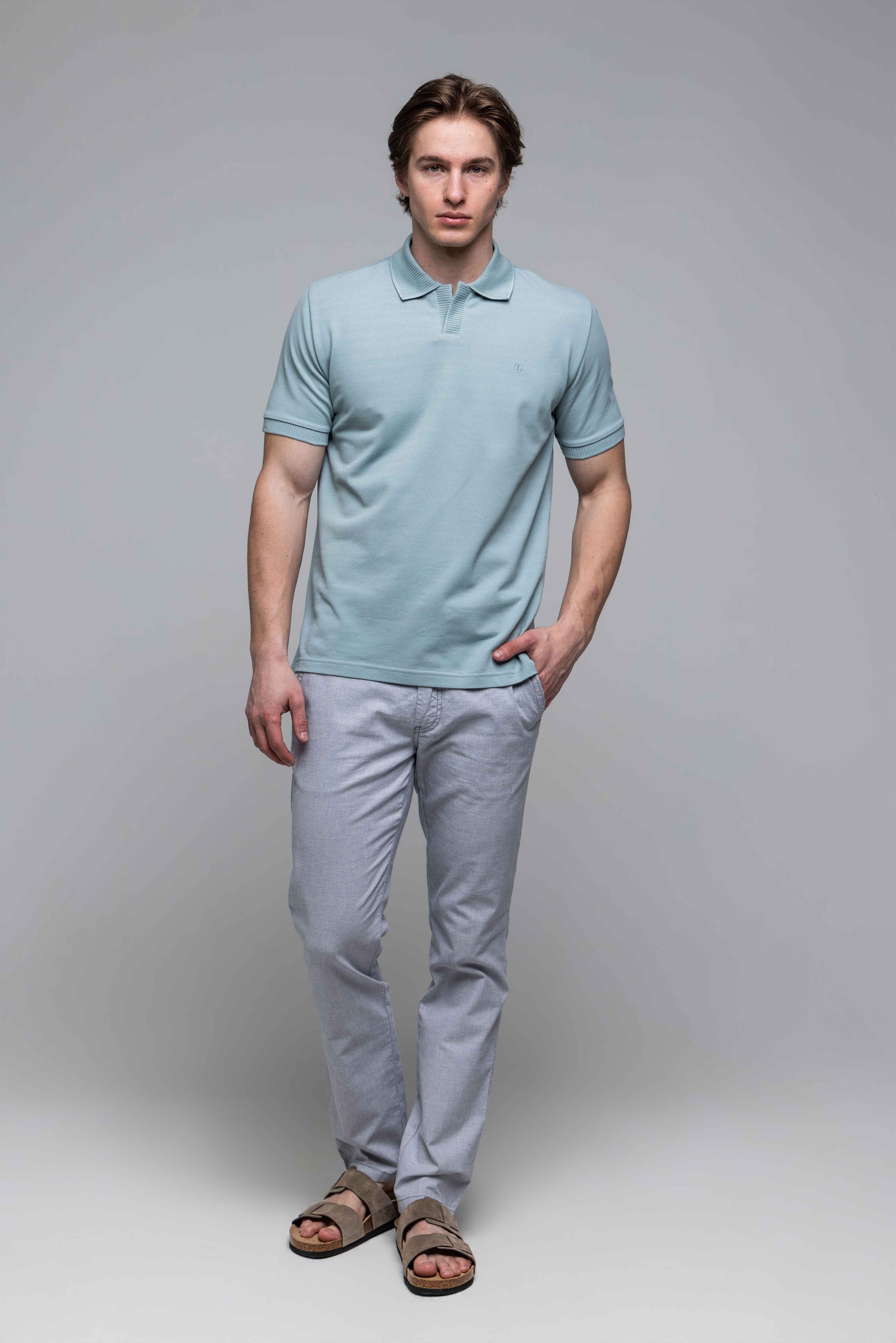 Mentolová polokošeľa