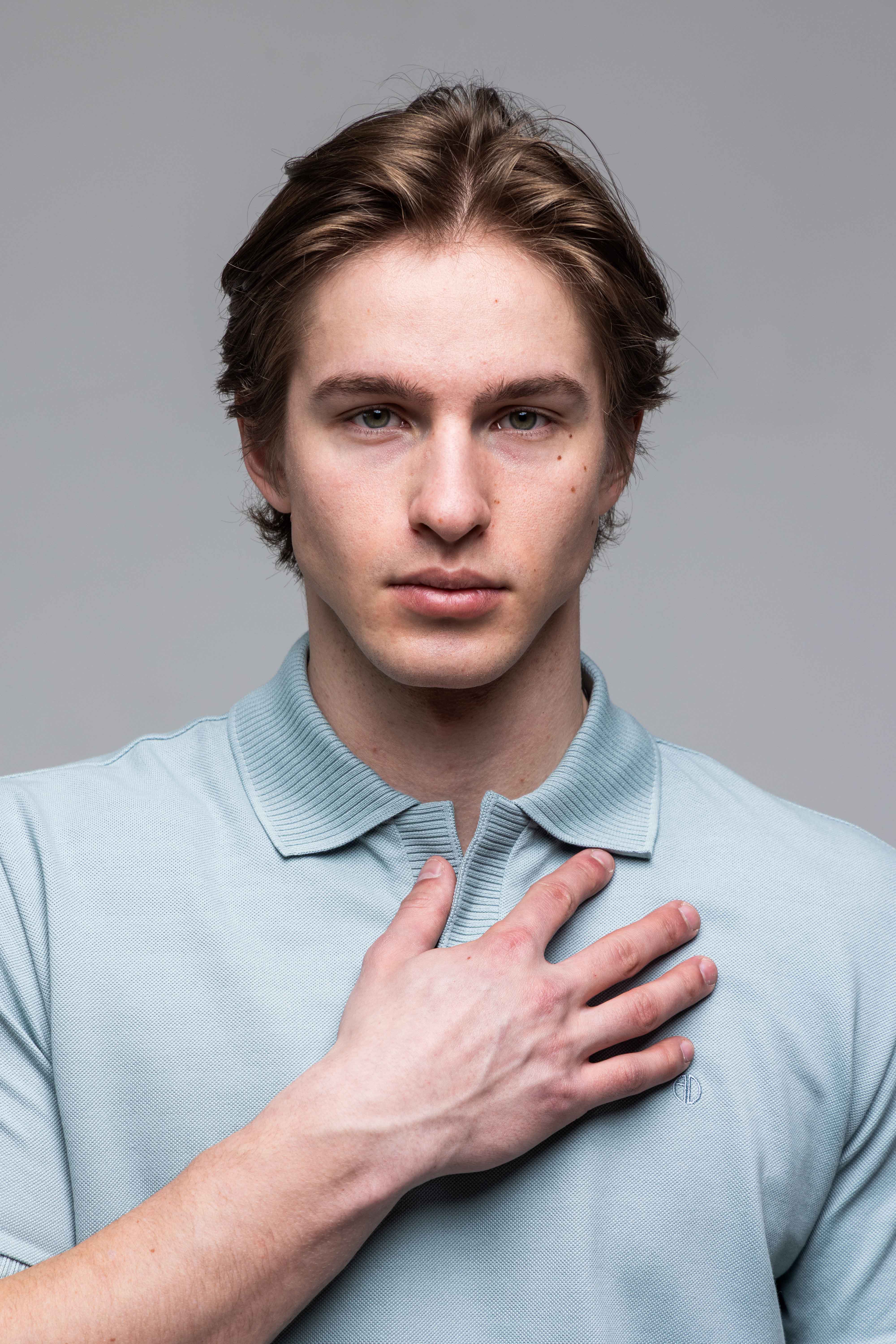 Mentolová polokošeľa