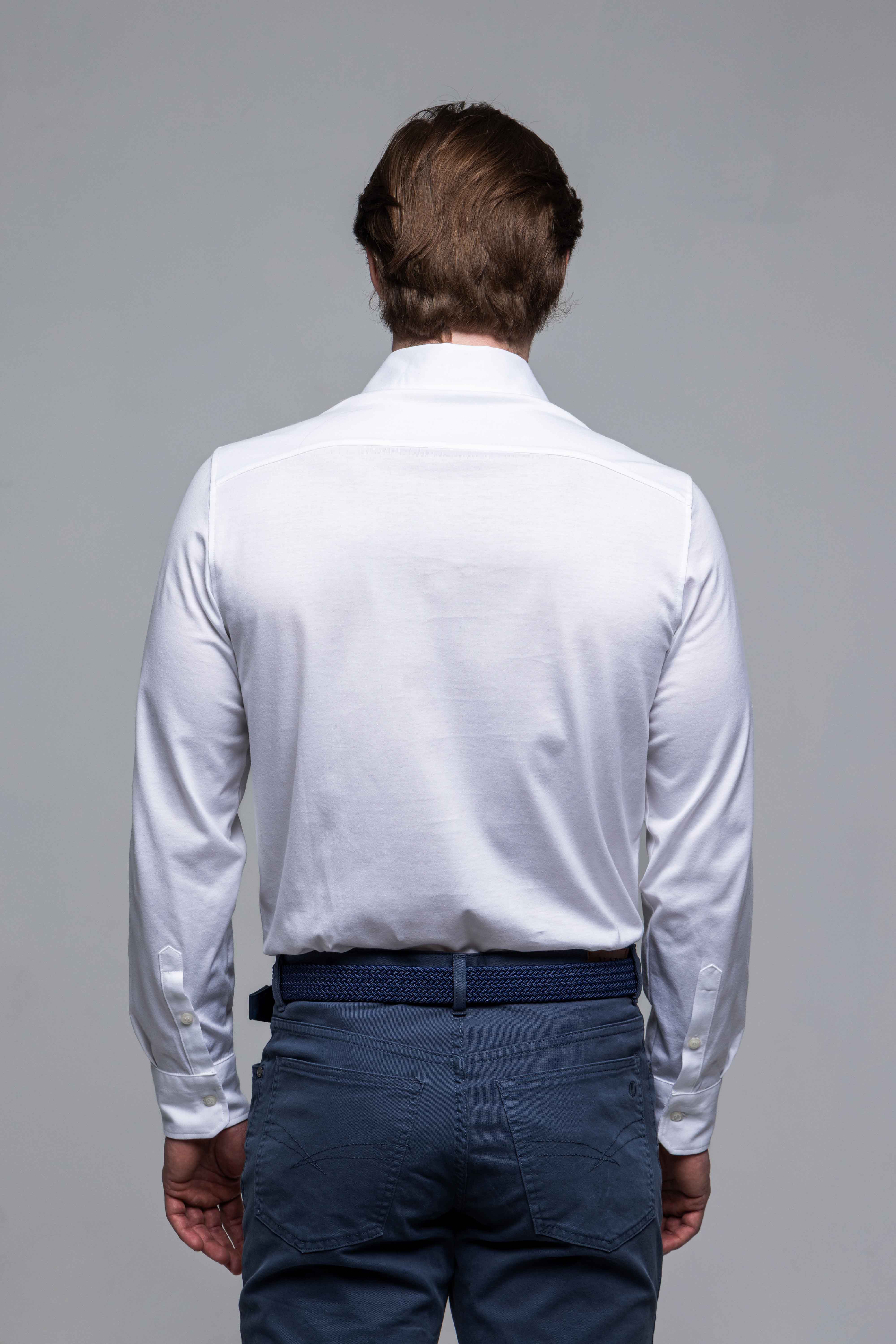 White Stretch Extra Slim Fit Shirt