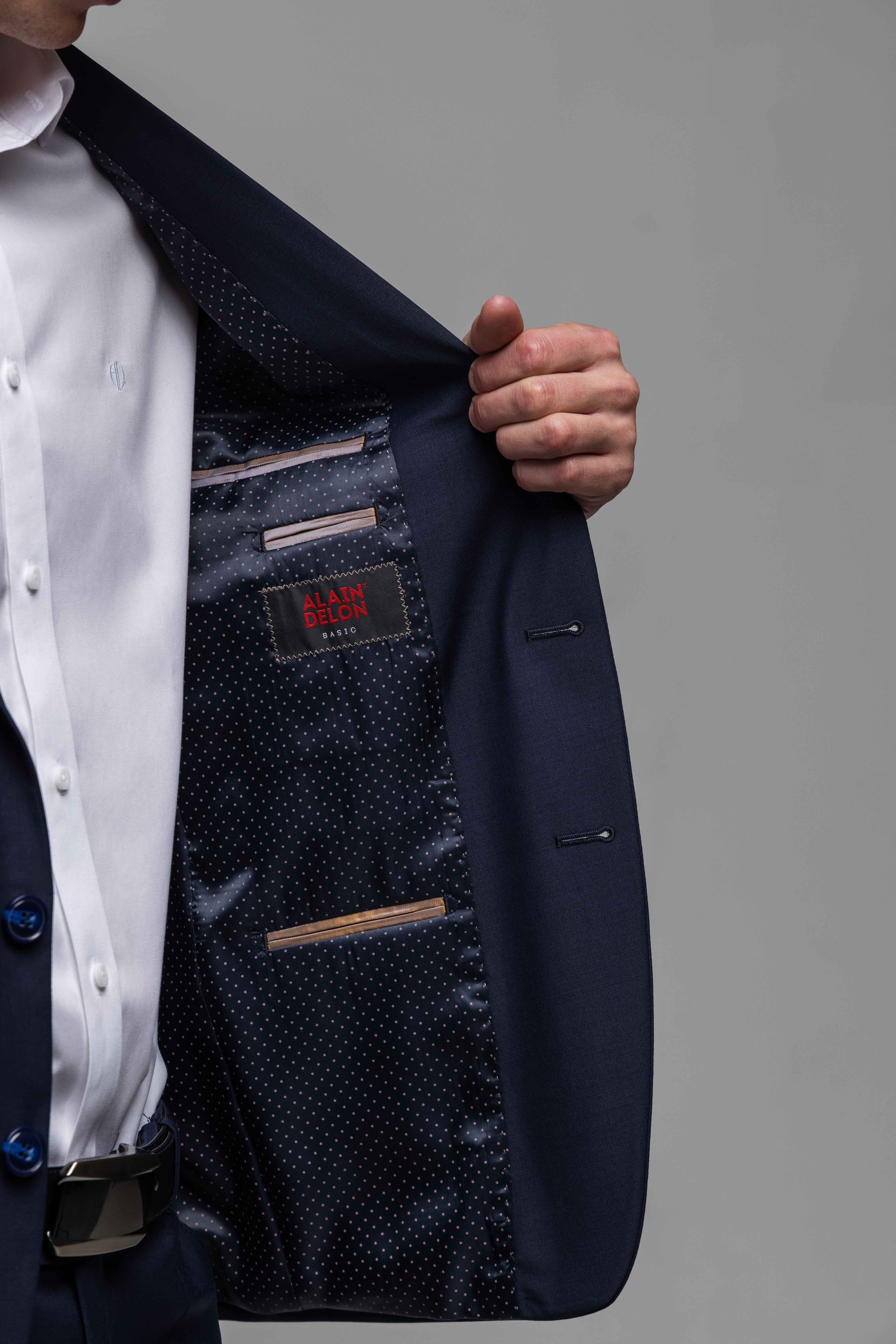 Basic navy blue suit jacket