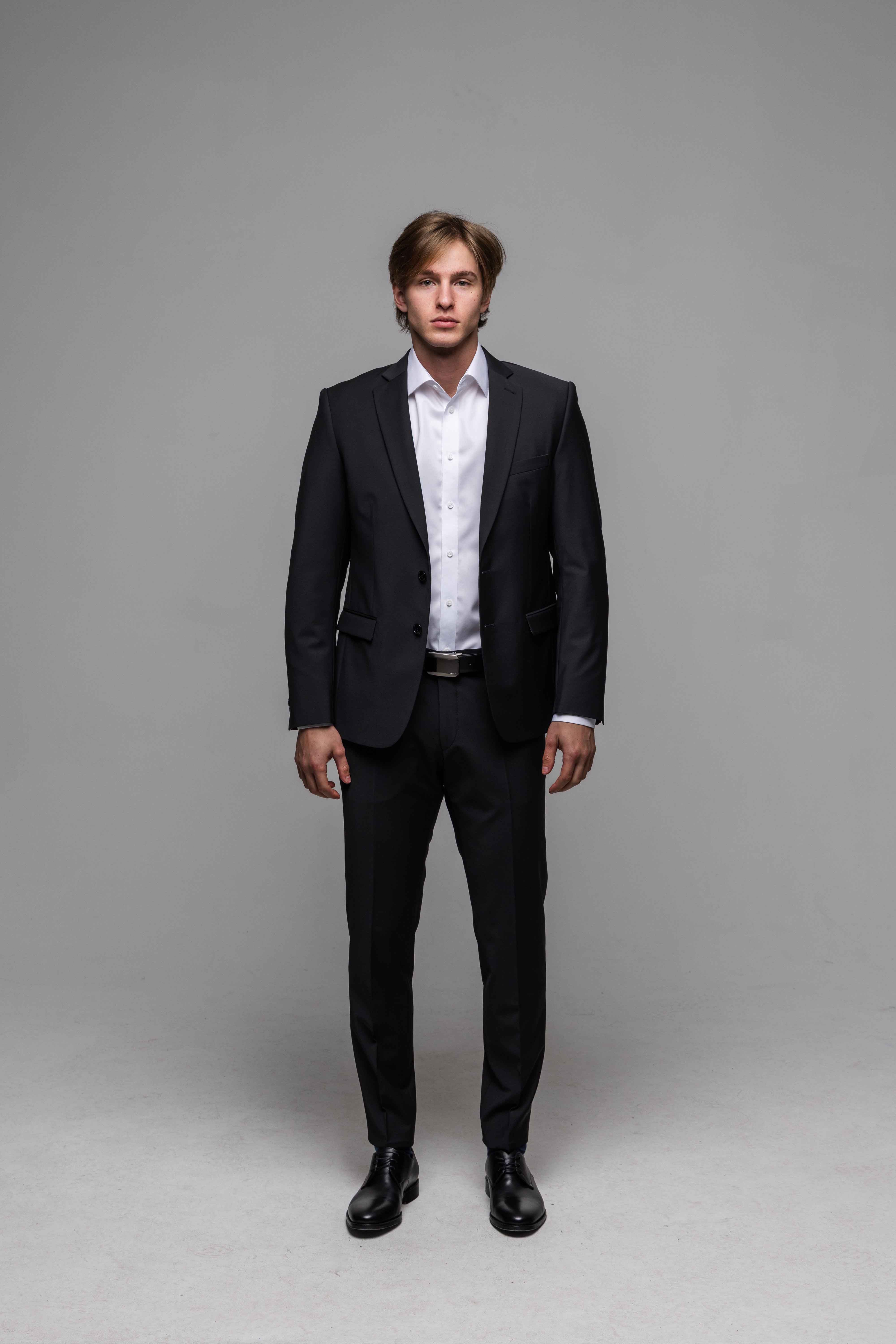 Black Basic Suit Jacket XL Size