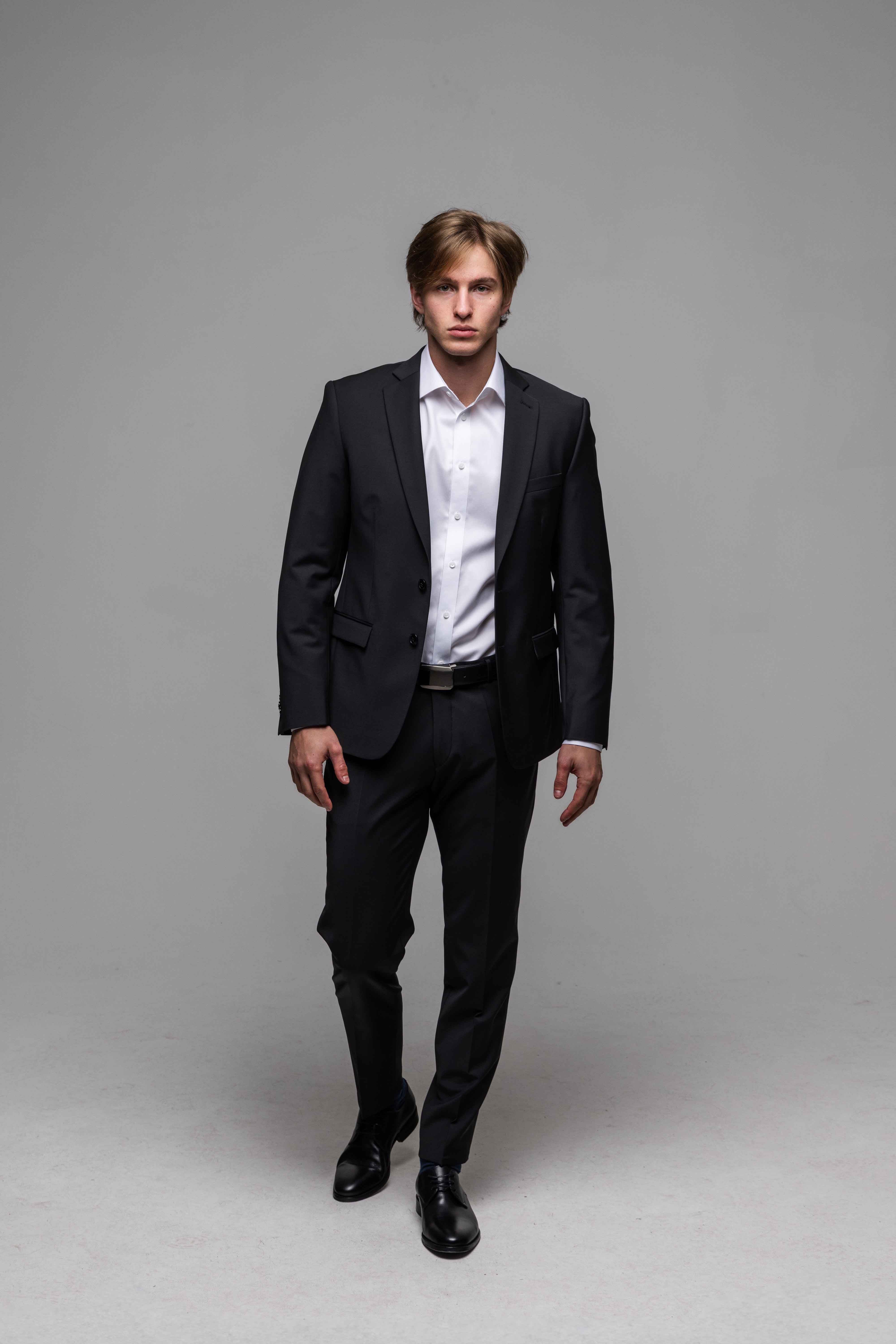 Black Basic Suit Jacket XL Size