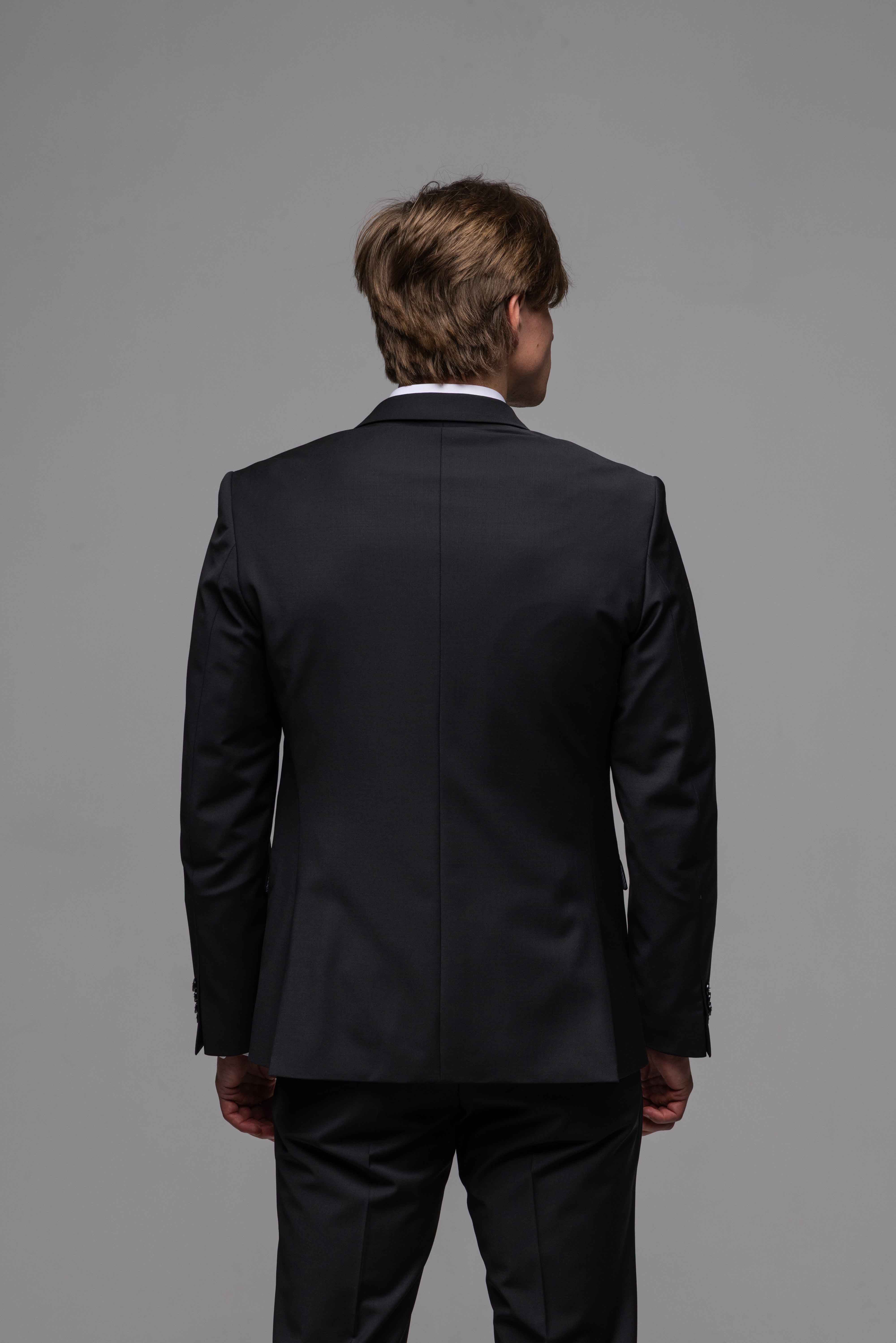 Black Basic Suit Jacket XL Size