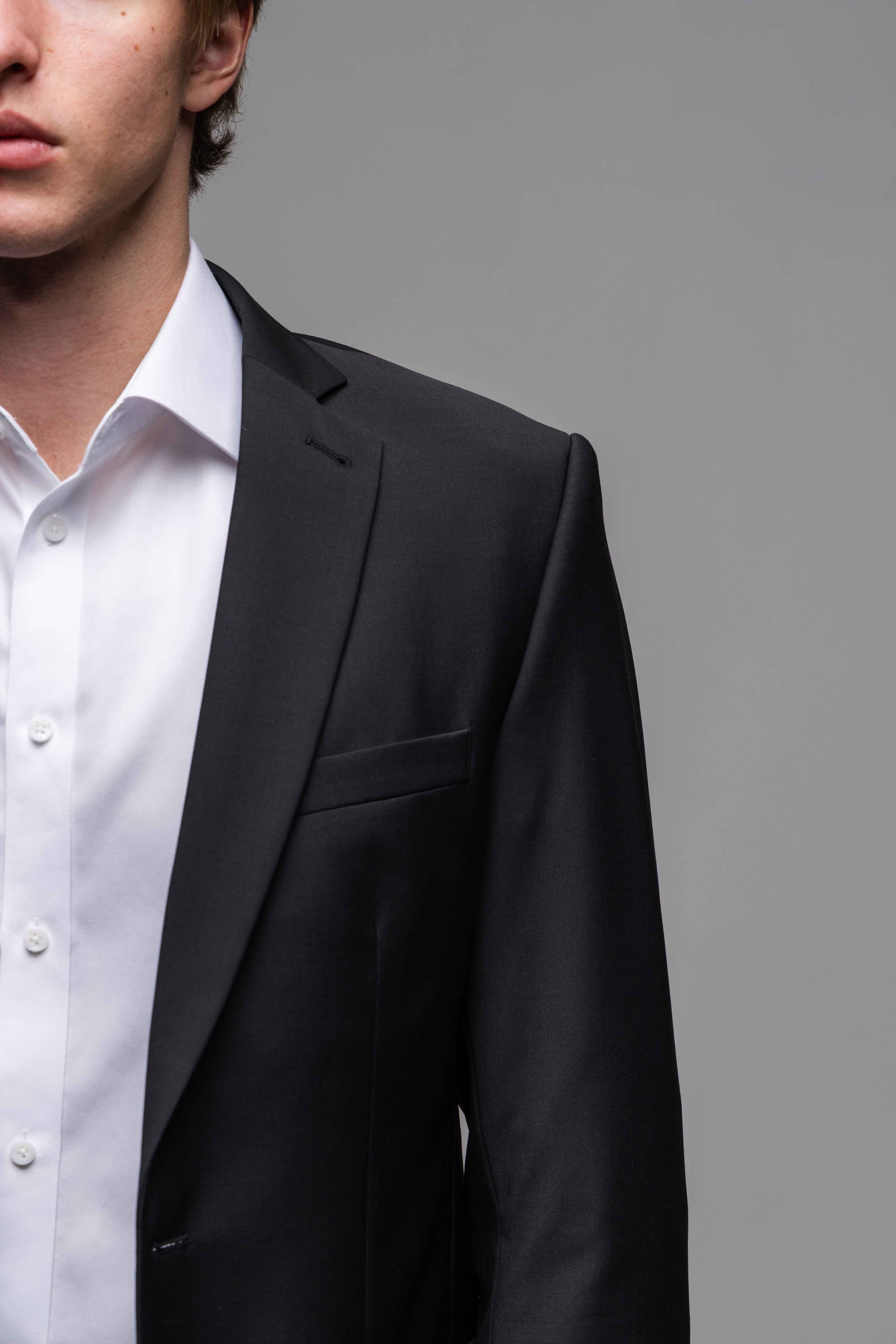 Black Basic Suit Jacket XL Size