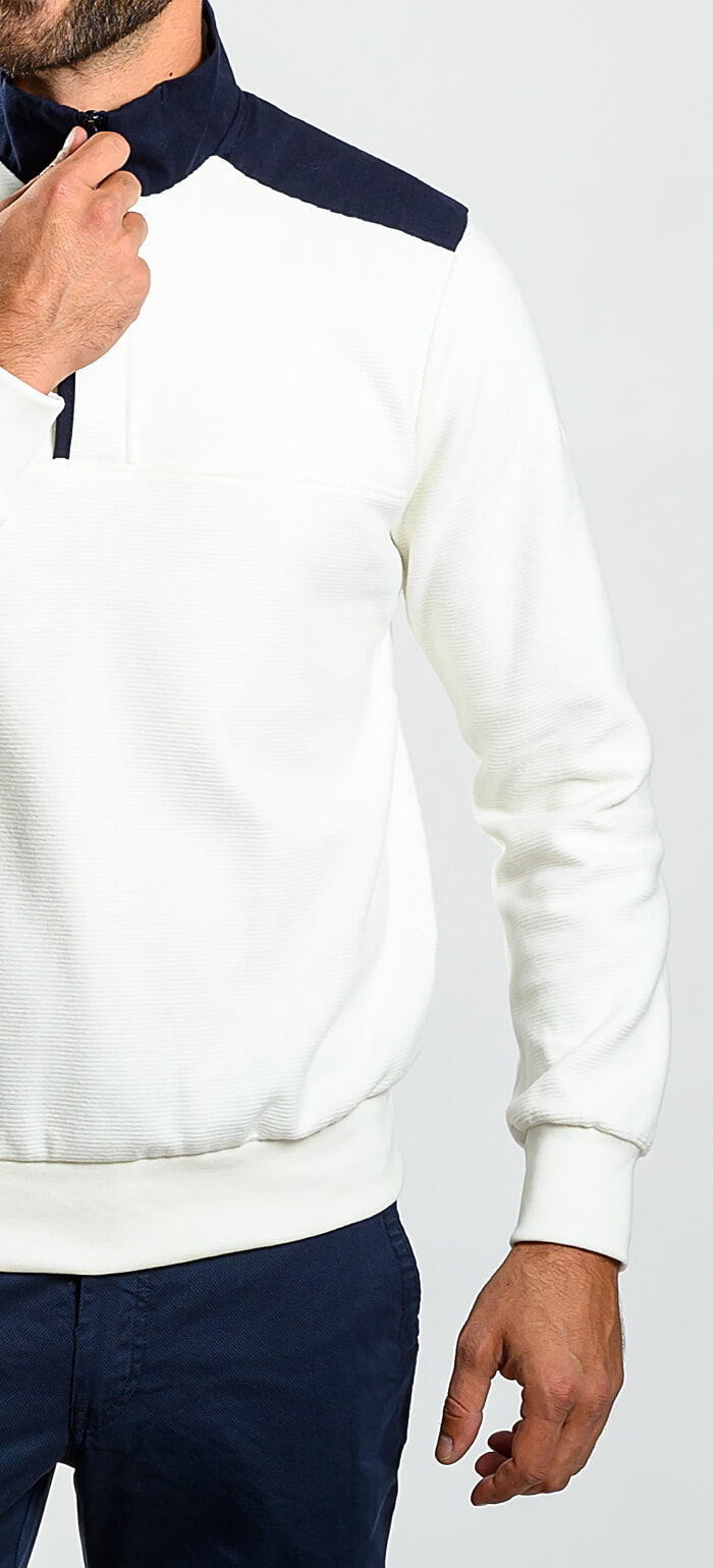 White sweatshirt
