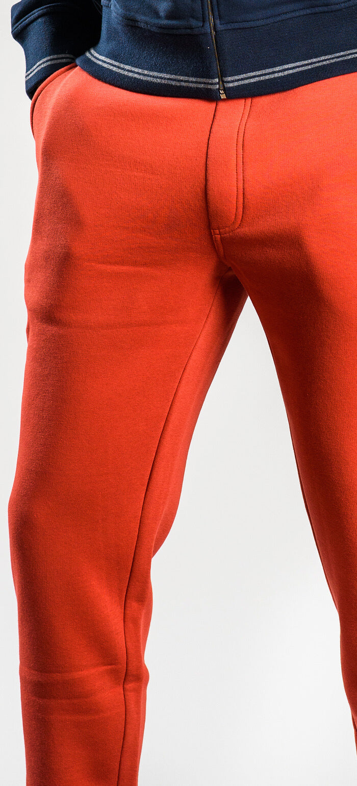Red sweatpants