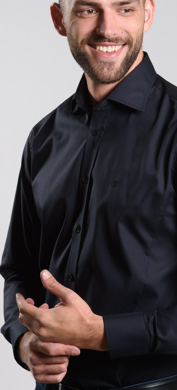 Black Extra Slim Fit Shirt