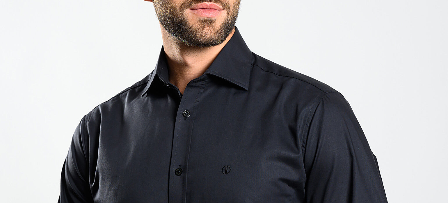 Black Slim Fit Shirt