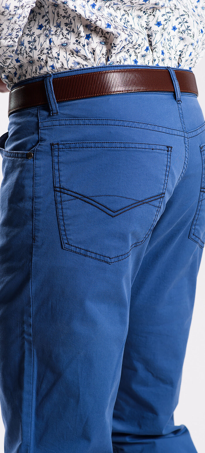 Blue spring pants