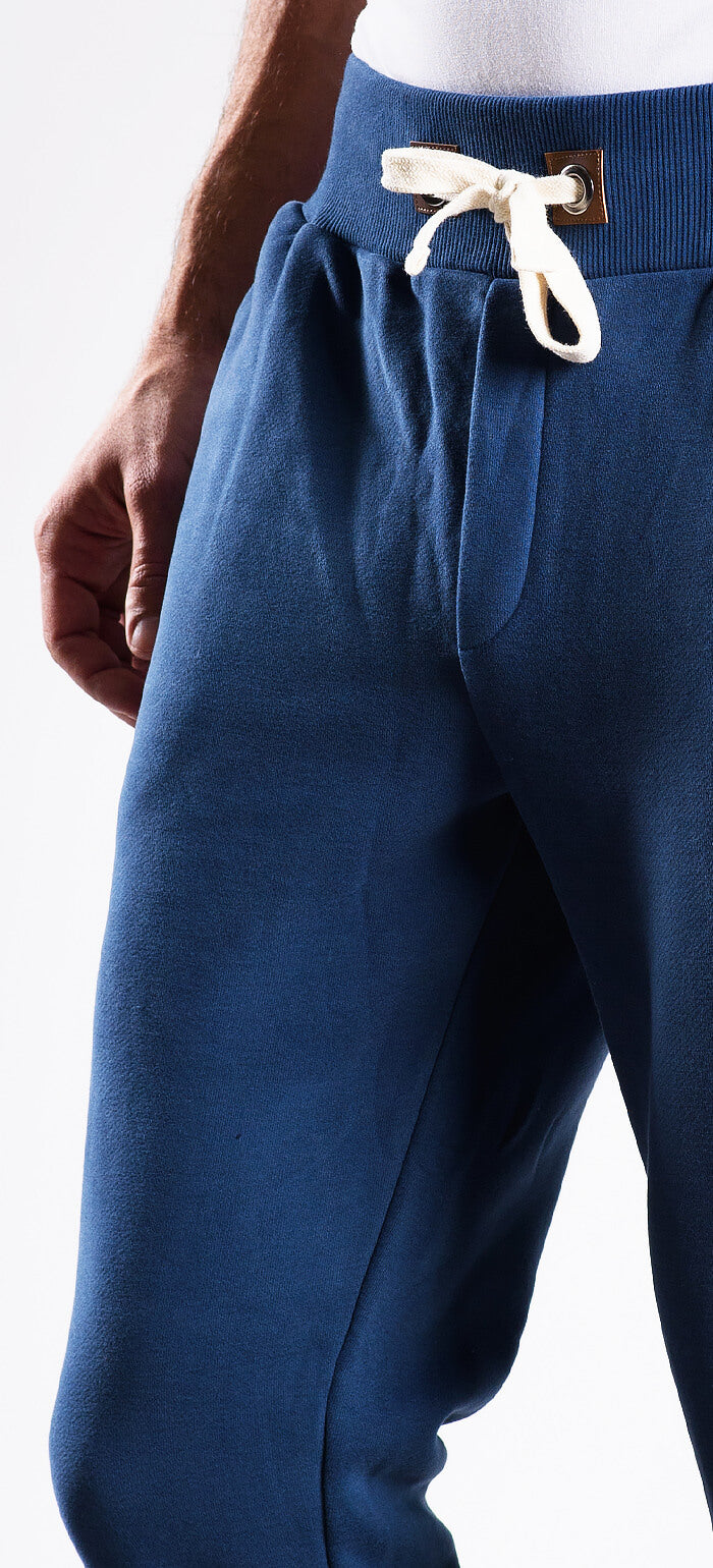 Blue sweatpants