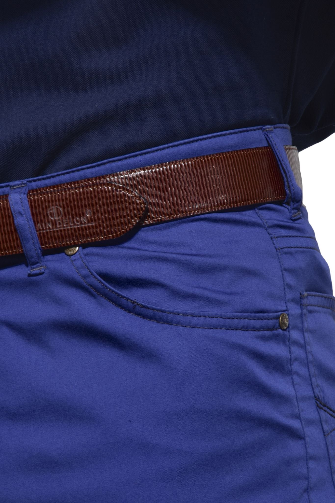 Blue casual pants
