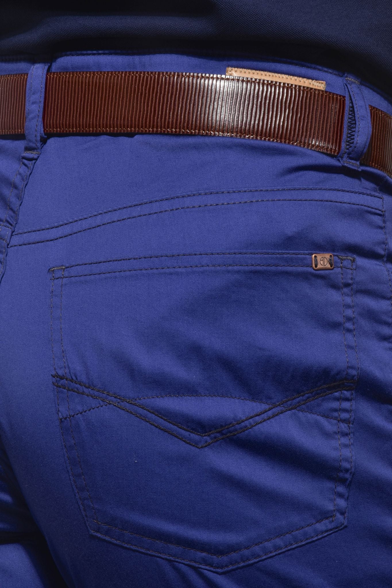 Blue casual pants