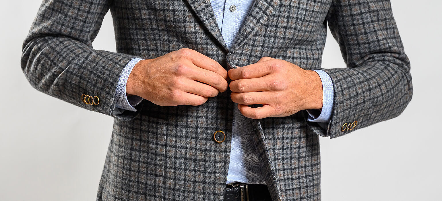 Gray-brown autumn jacket