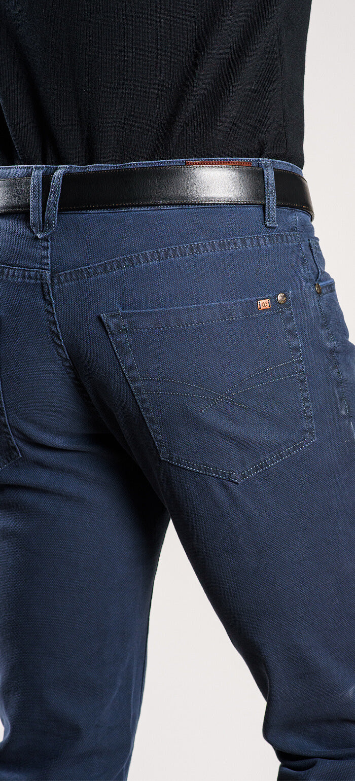 Grey-blue cotton jeans