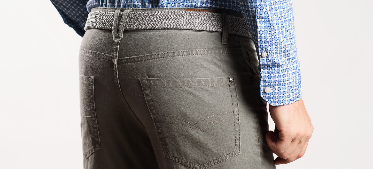 Gray jeans