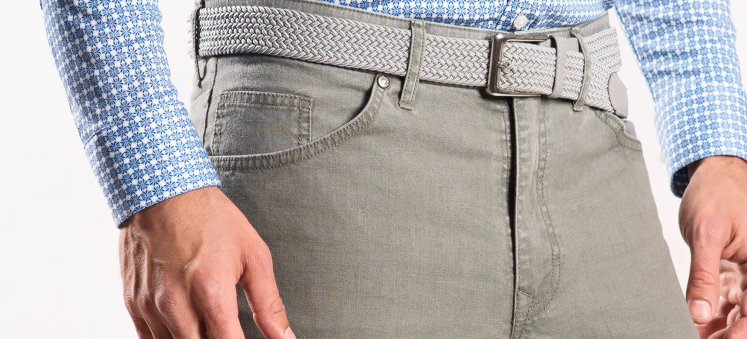 Gray jeans